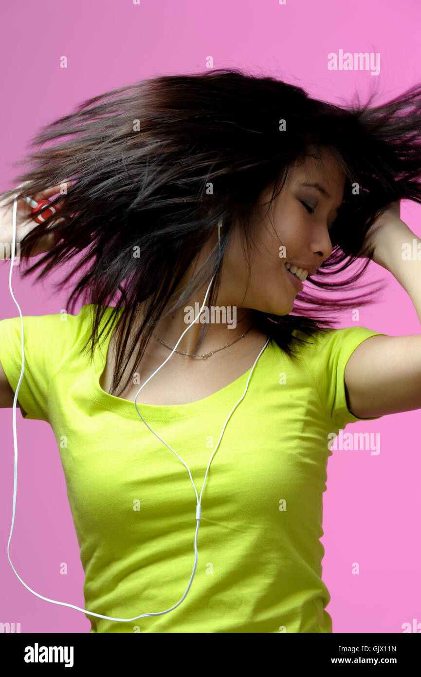 Ballare la musica da ballo Foto Stock