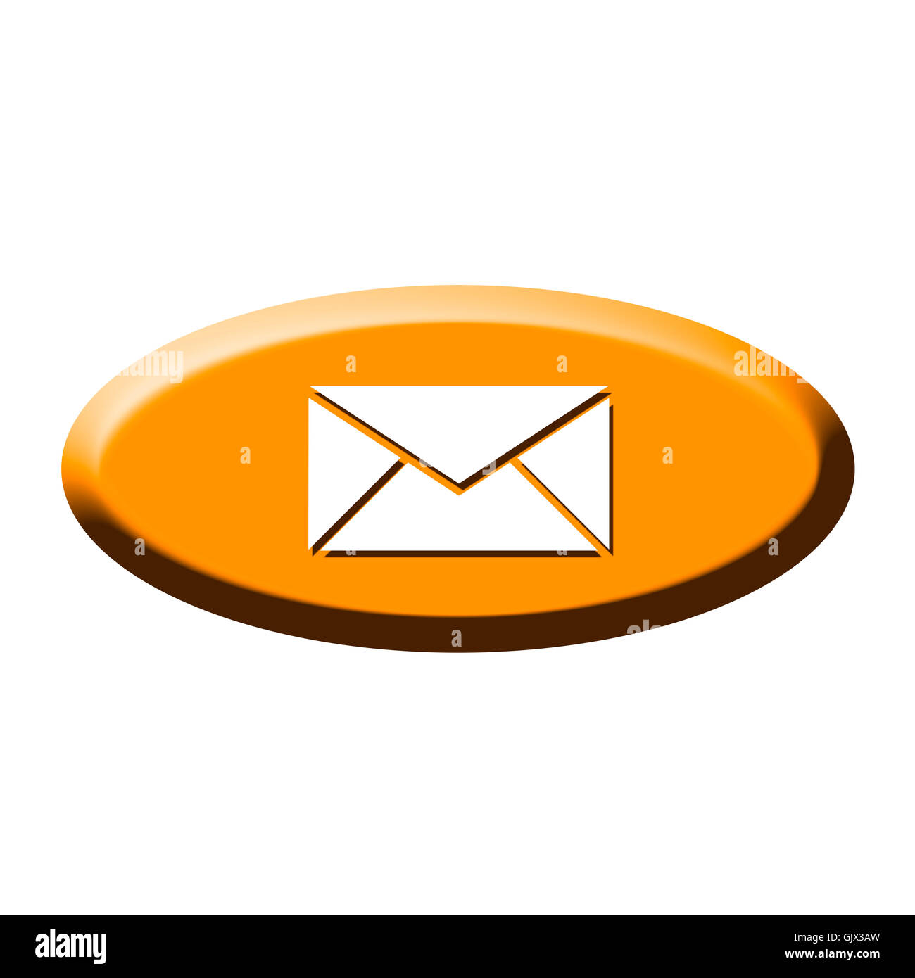 Pulsante di comunicazione lettera Foto Stock