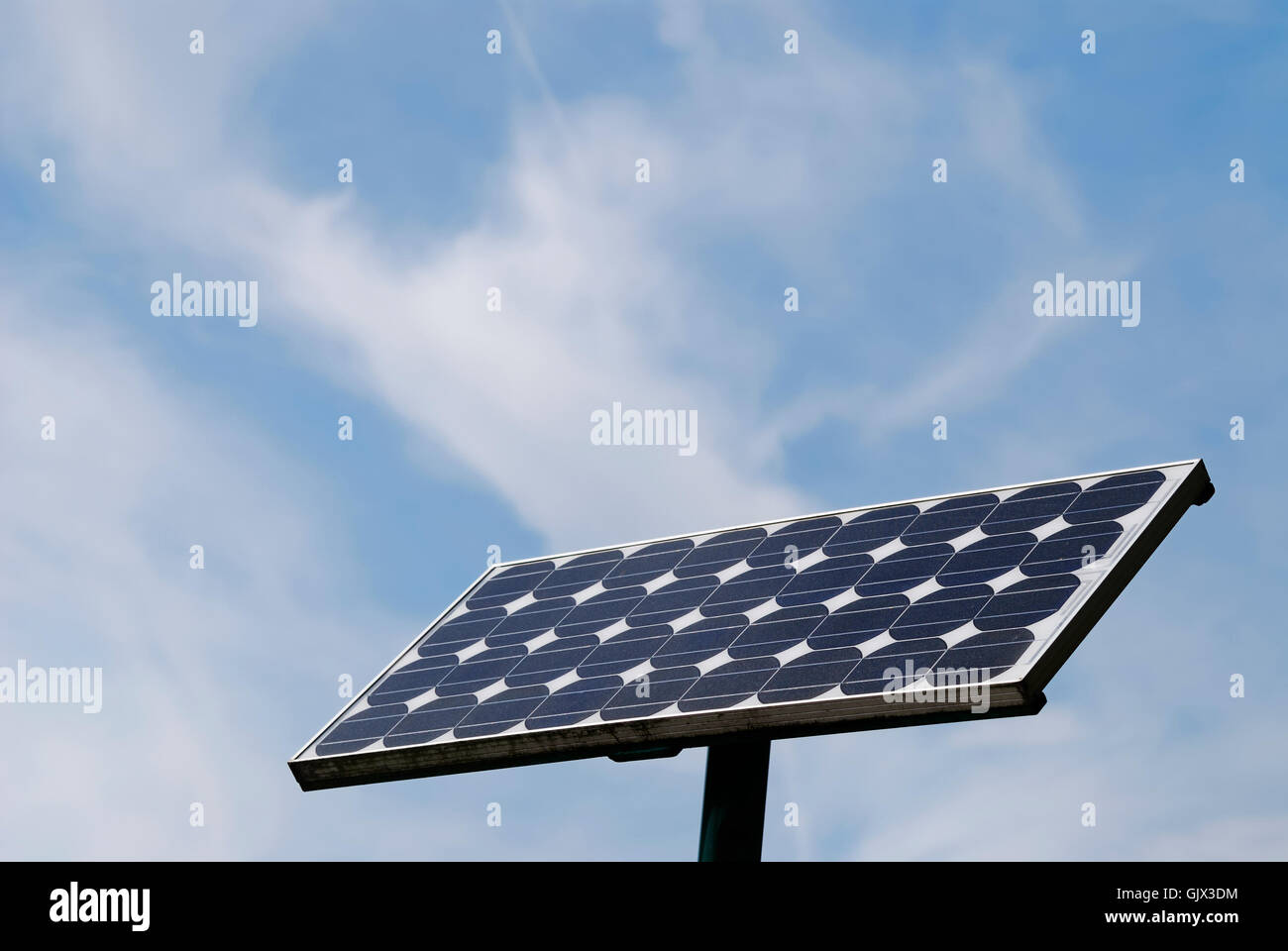 Ecologico fotovoltaico rinnovabili Foto Stock
