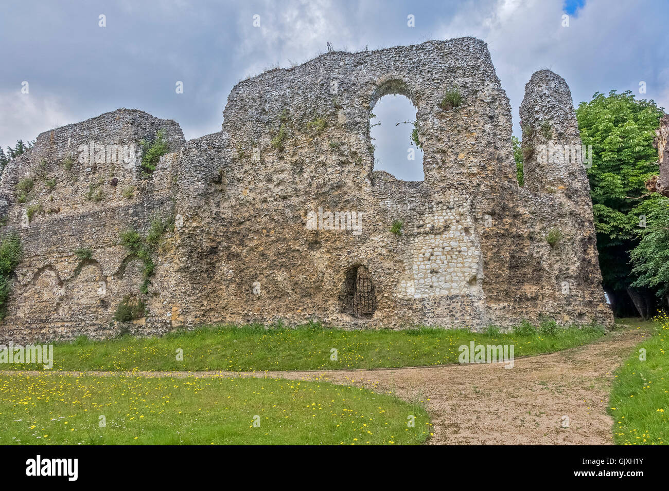 Rovine dell'abbazia di Reading Berkshire REGNO UNITO Foto Stock