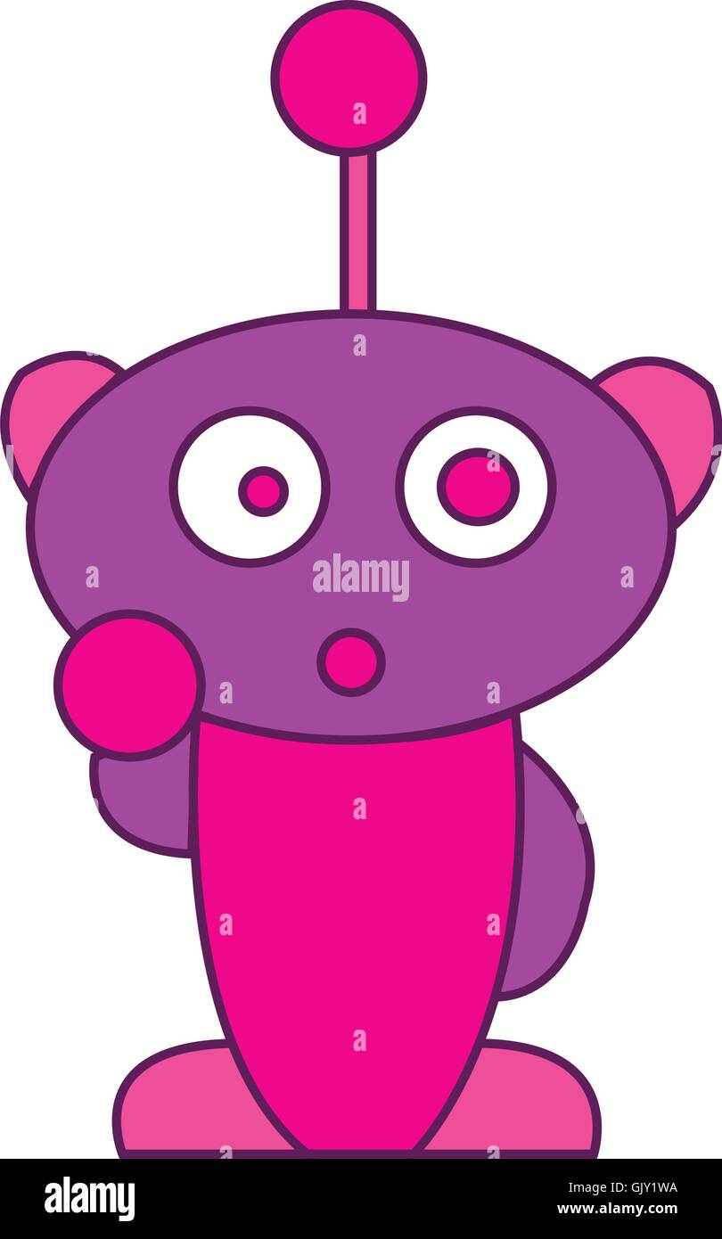 Alieno pazzo Illustrazione Vettoriale