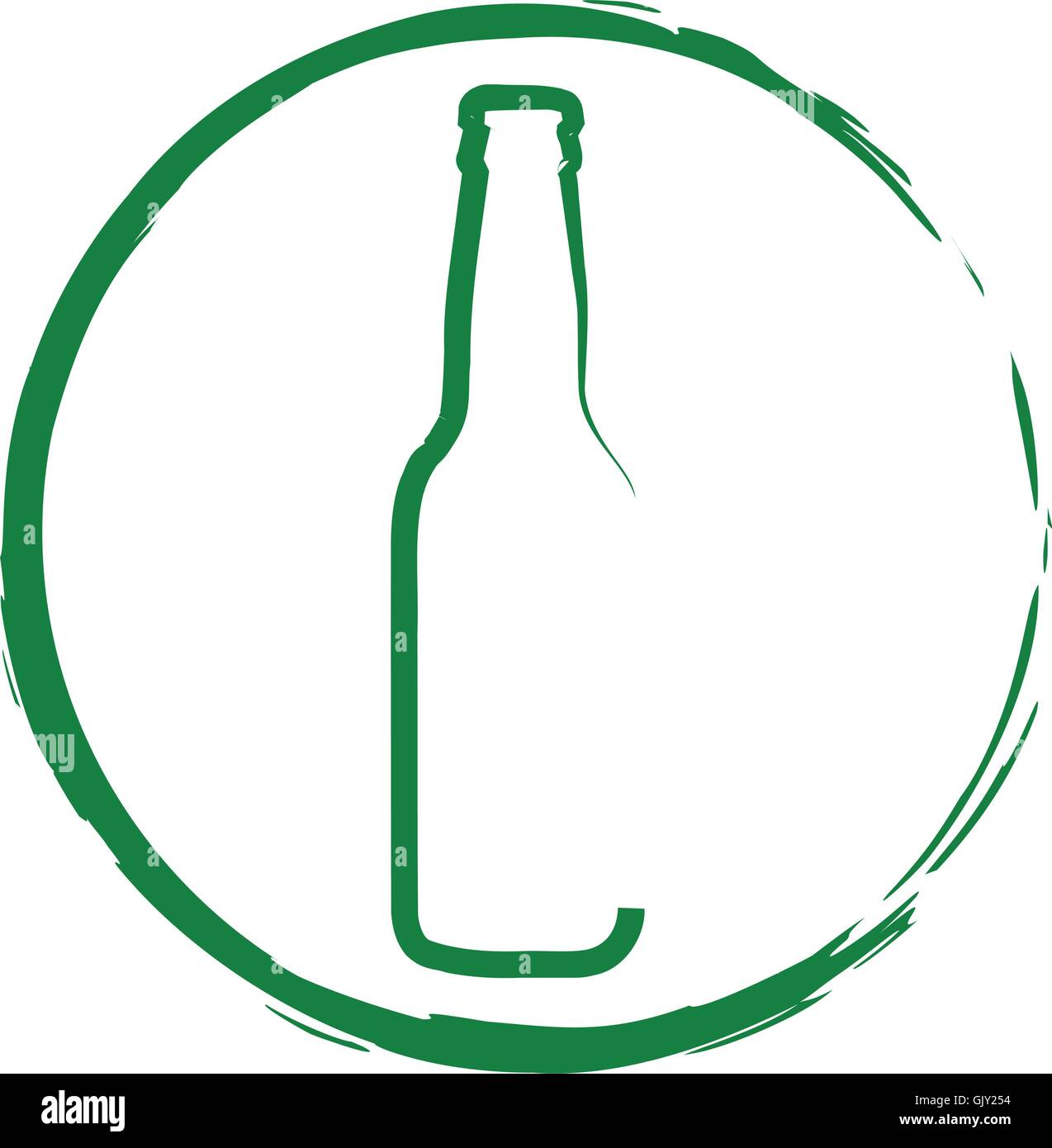 Logo della birra Illustrazione Vettoriale