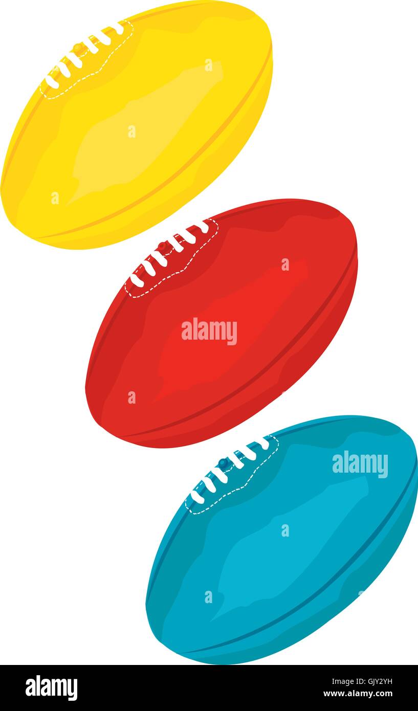 Aussie Rules Football Illustrazione Vettoriale