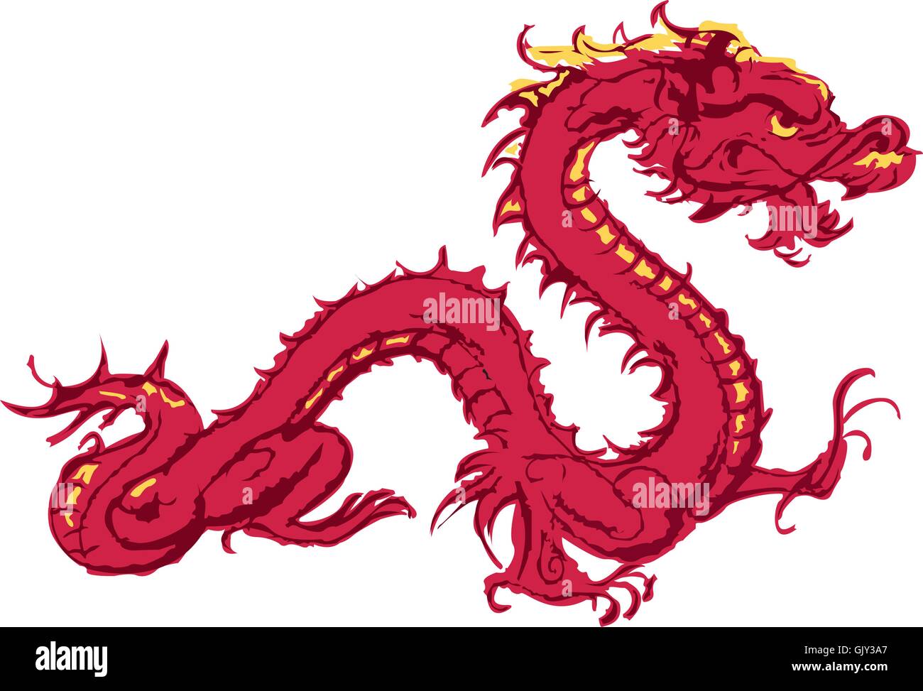 Dragon Illustrazione Vettoriale