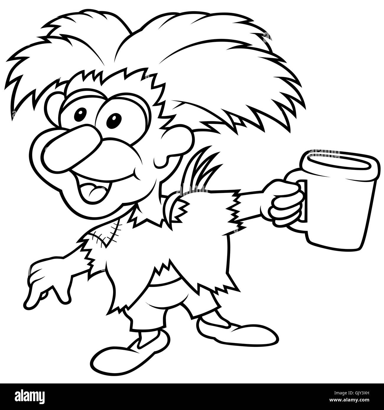 Elfo della foresta Illustrazione Vettoriale