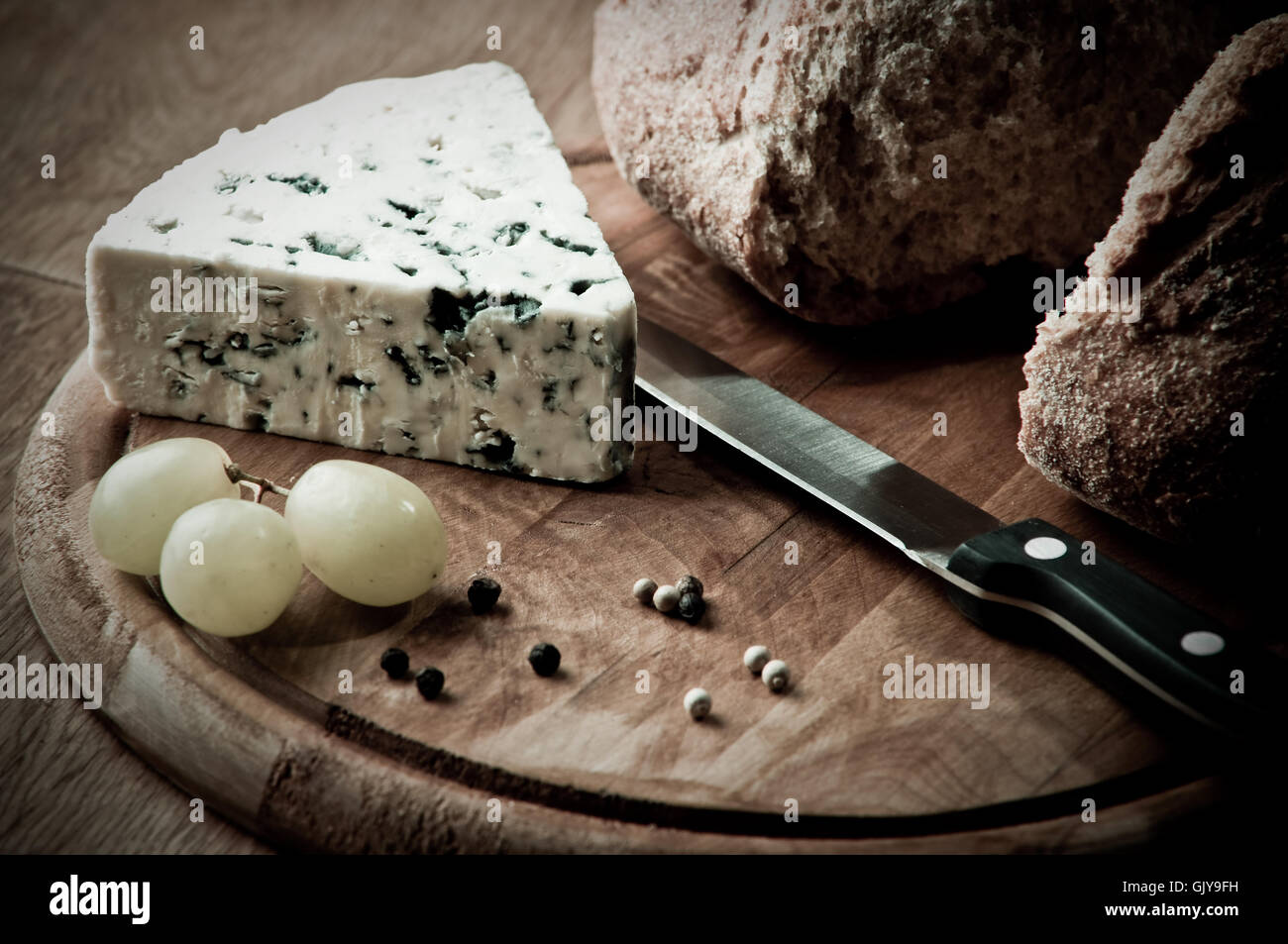 Pane blue cheese Foto Stock