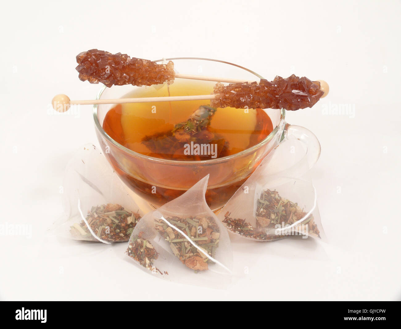 Candy tea time cup Foto Stock