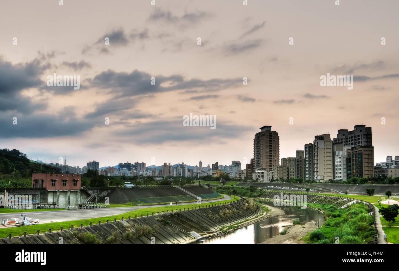 Parco della città di città Foto Stock