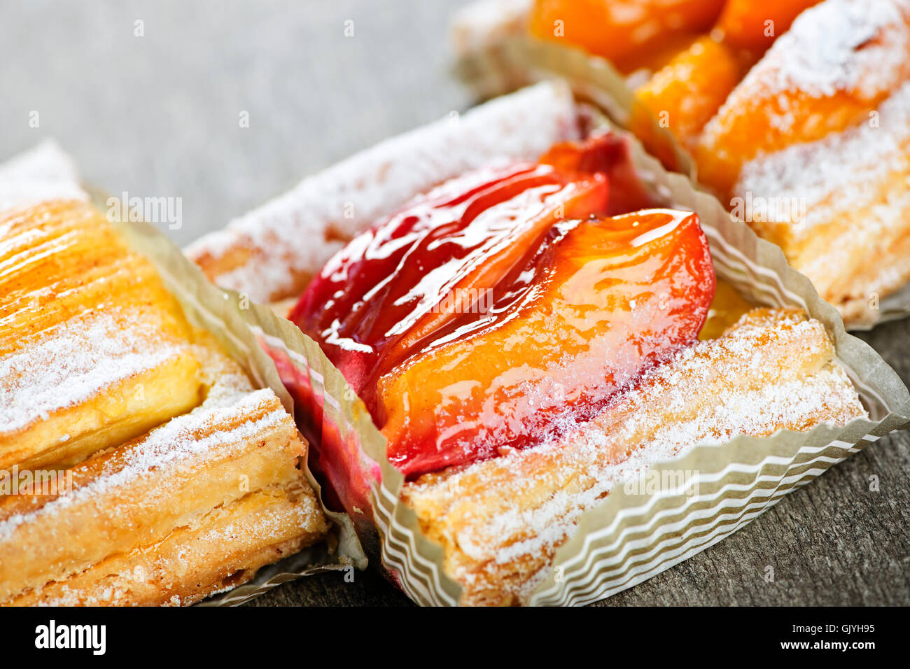 Paste di frutta pane Foto Stock