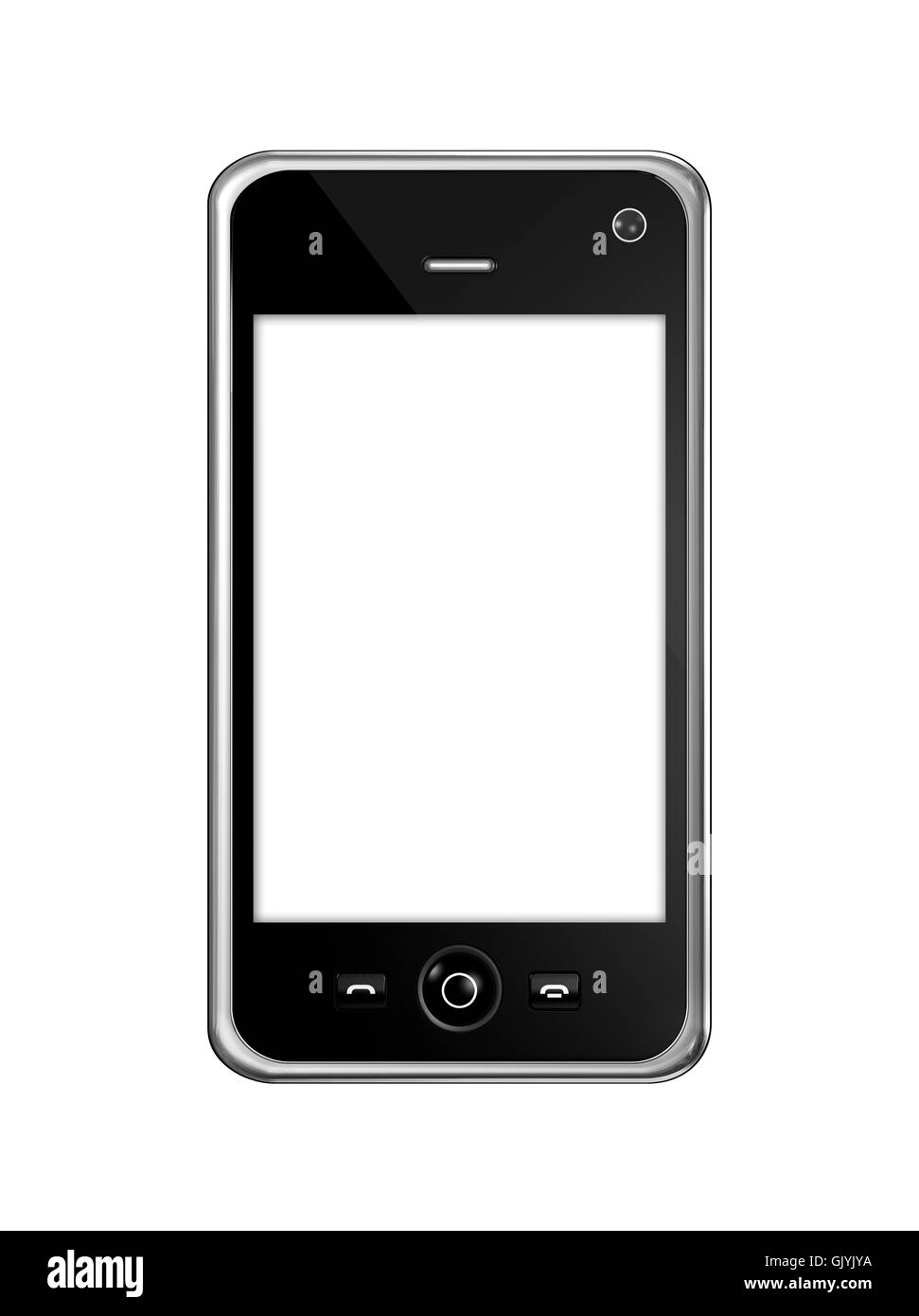 Nuovo di zecca realistico nero telefono cellulare smartphone in Apple  iPhone x Foto stock - Alamy