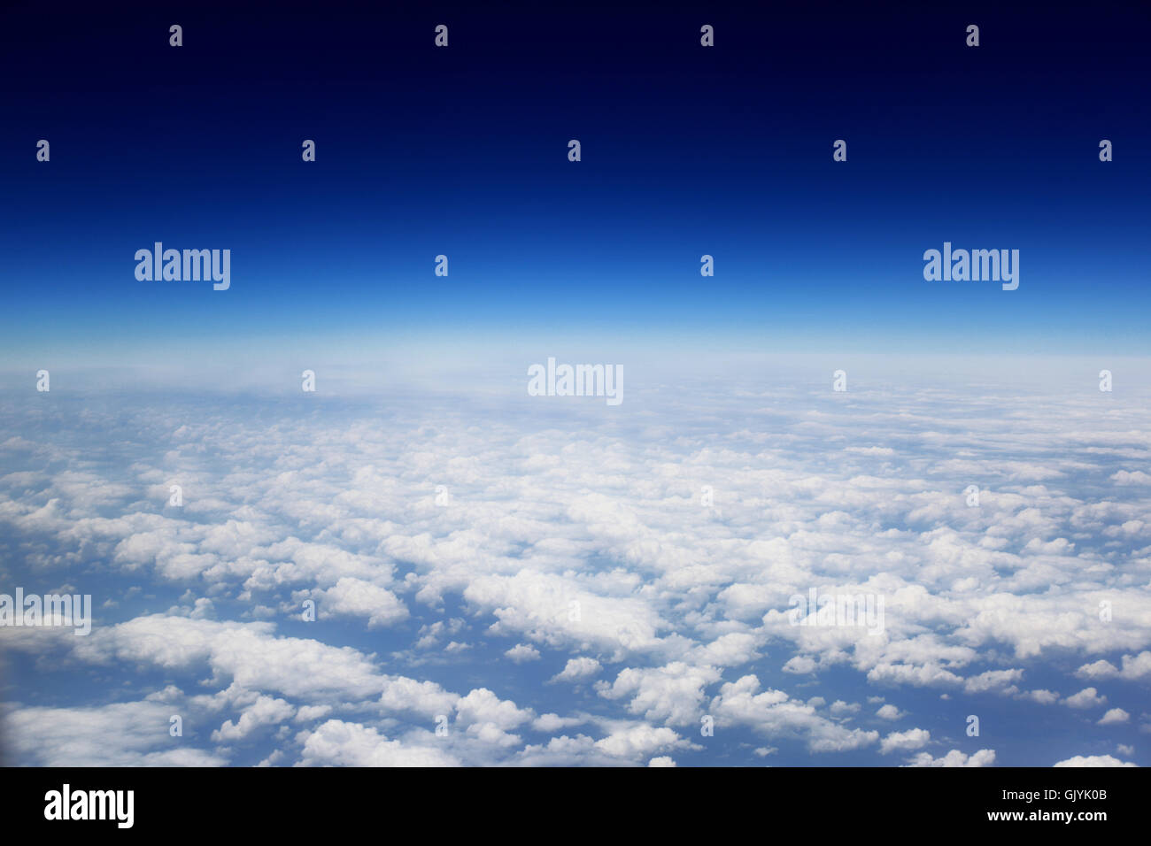 Blue Globe pianeta Foto Stock