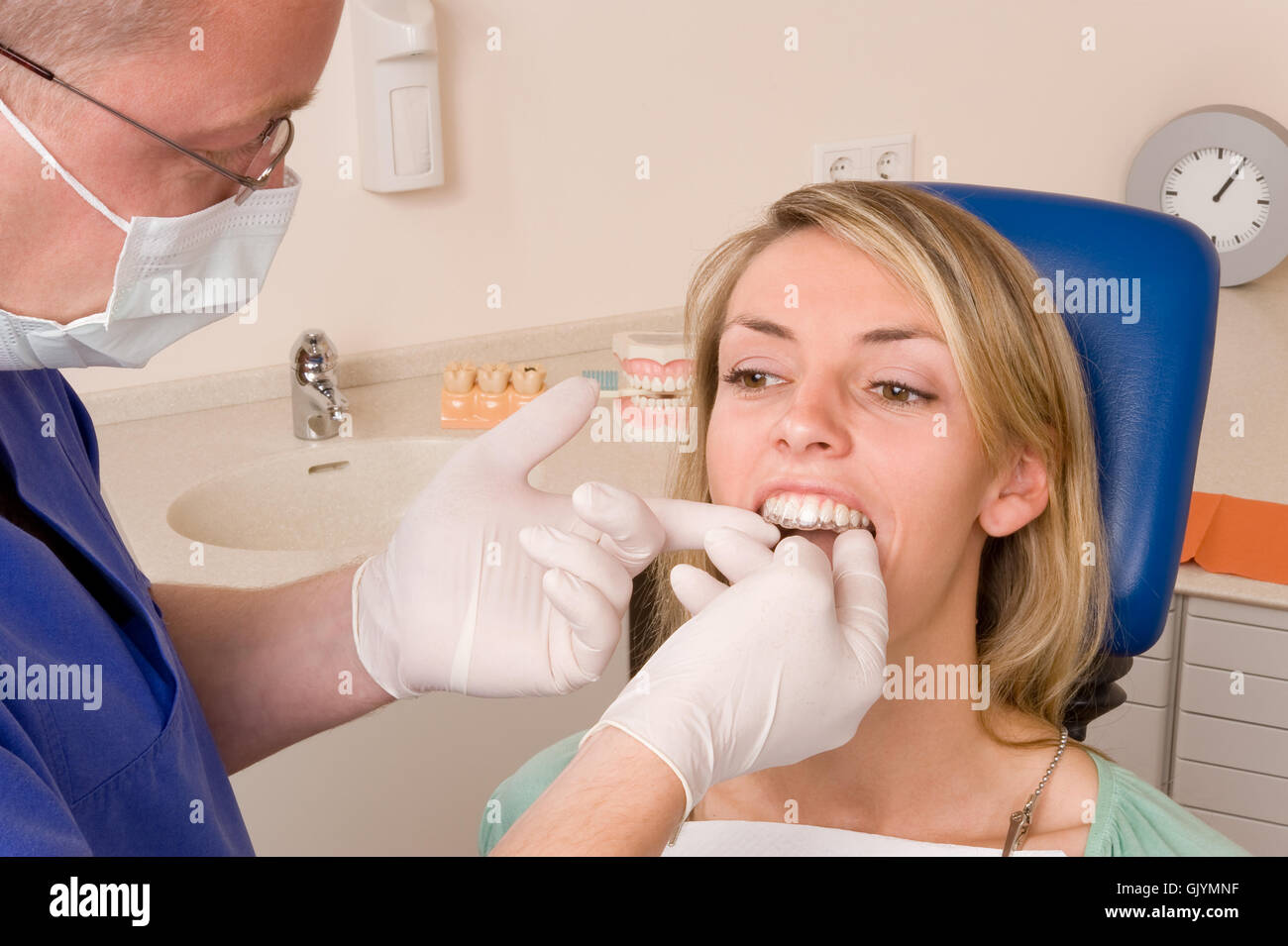 dentista Foto Stock