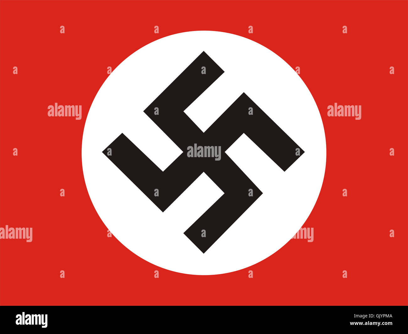 bandiera nazista Foto Stock