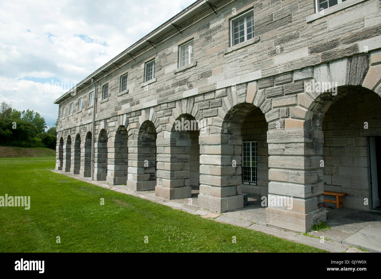 Fort Lennox - Québec - Canada Foto Stock
