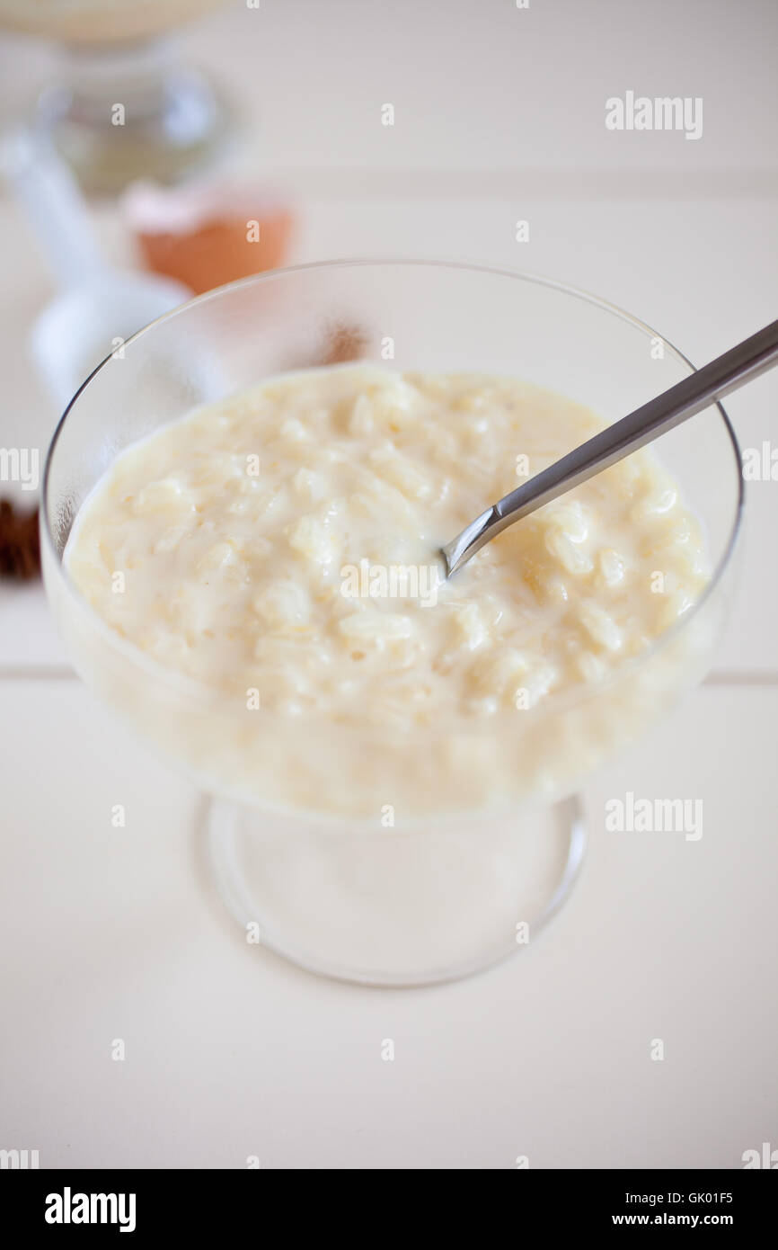 Budino di riso Foto Stock