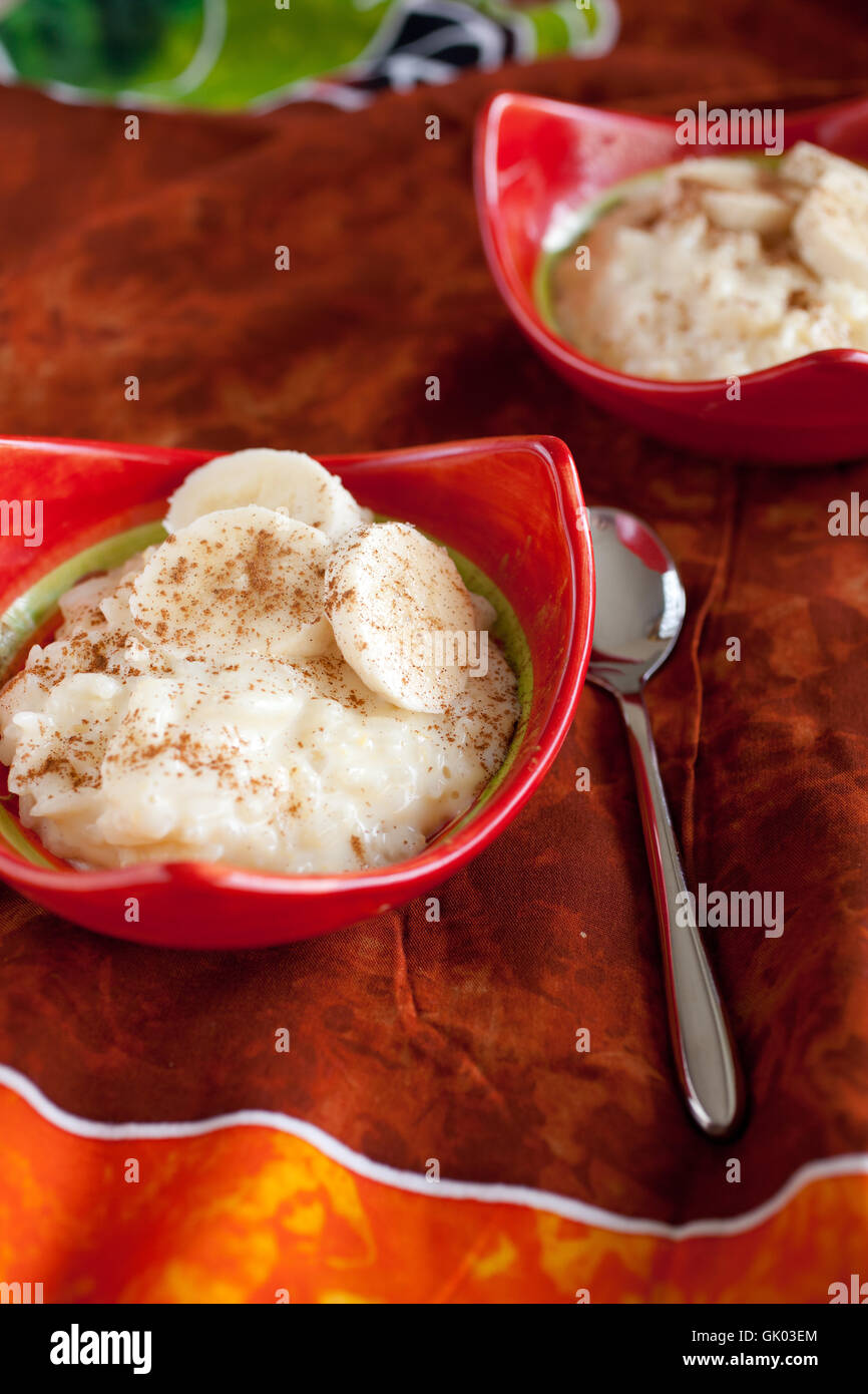 Arroz con leche Foto Stock