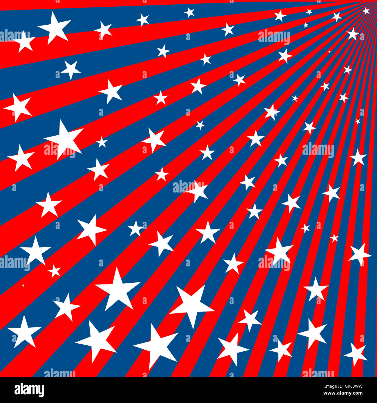 America americano card Foto Stock