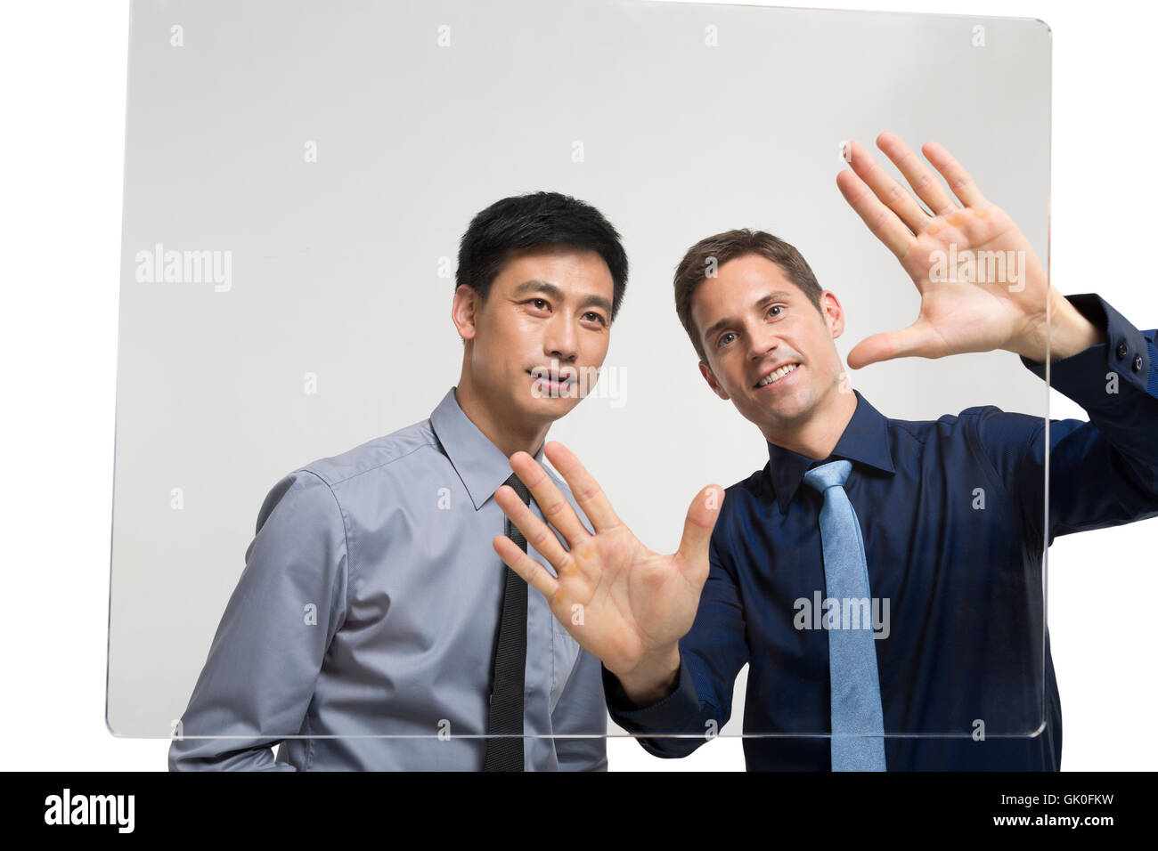 Studio shot business man Foto Stock