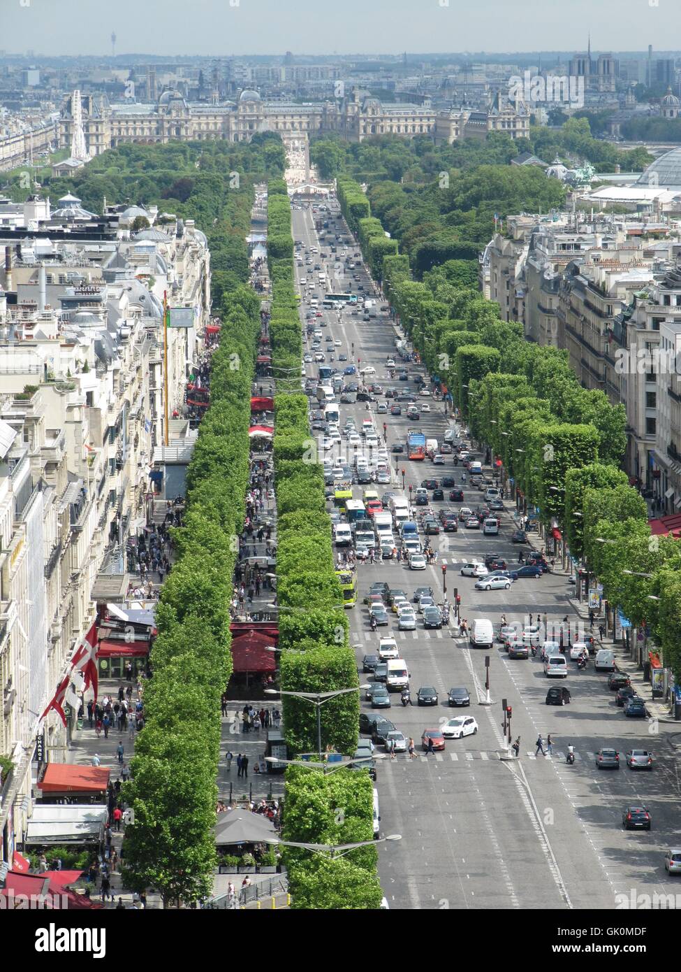 Champs elysees Foto Stock