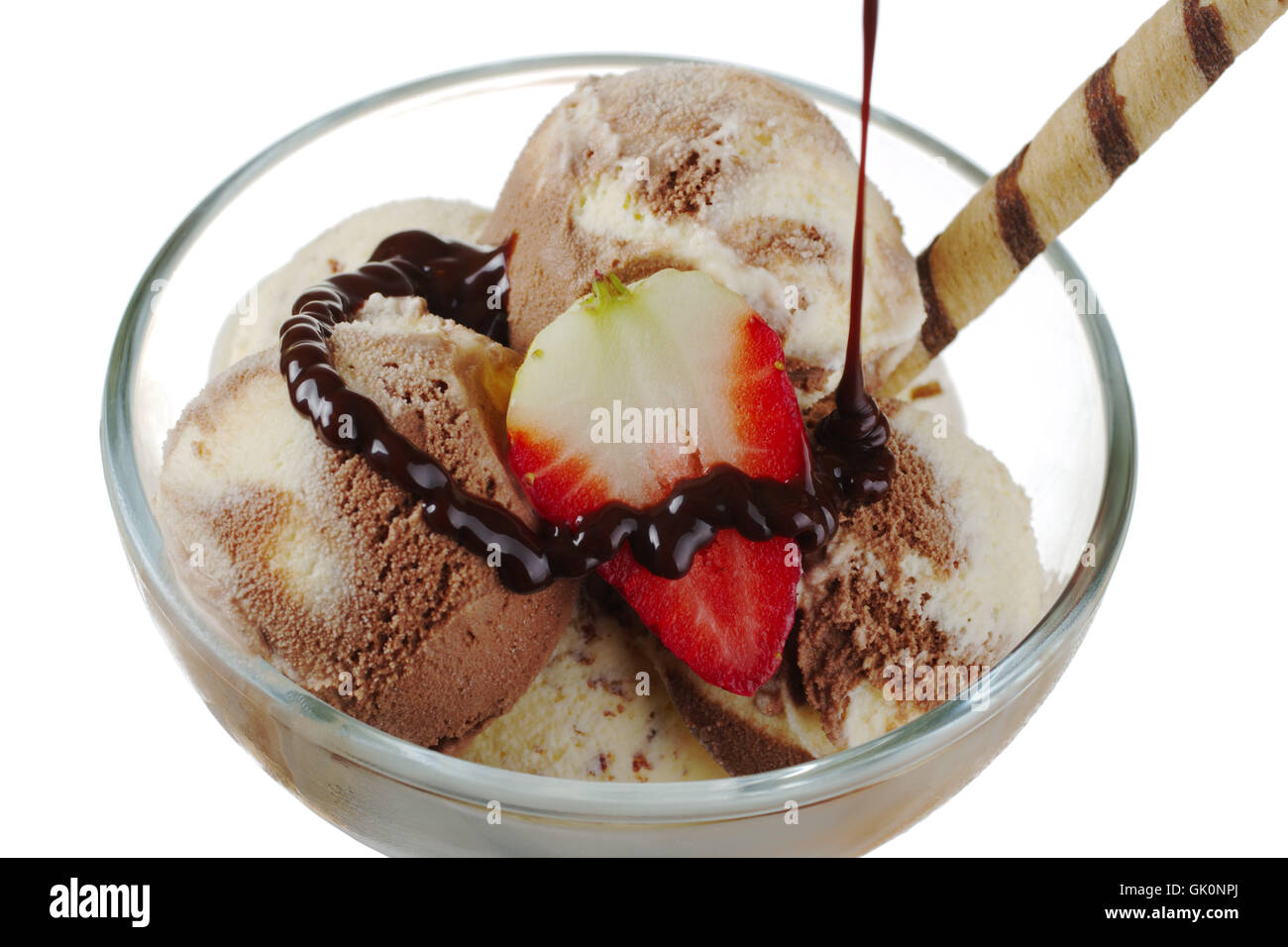 Dolce-alimenta il gelato il gelato Foto Stock