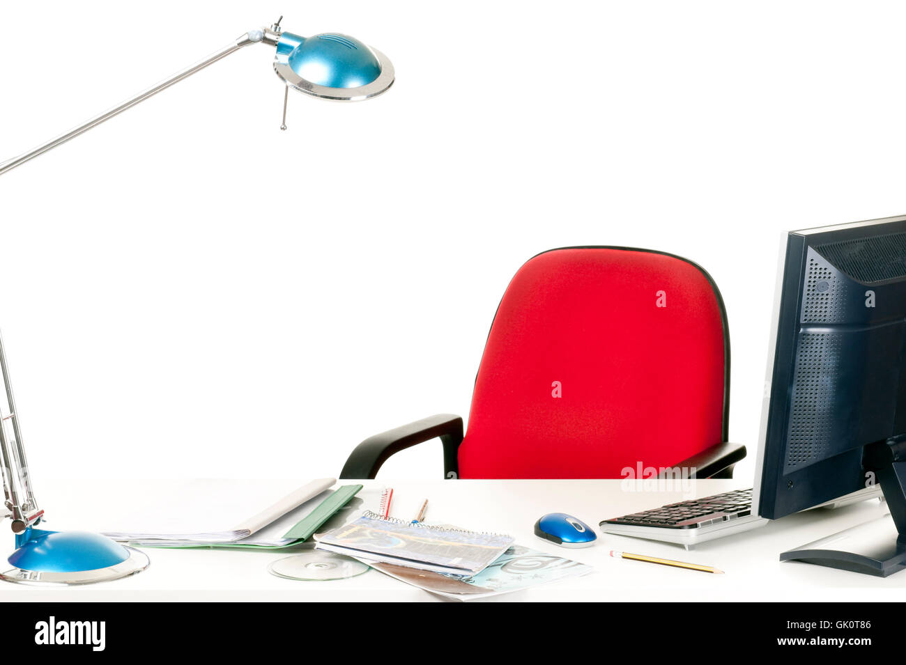 Scrivania da ufficio workplace Foto Stock