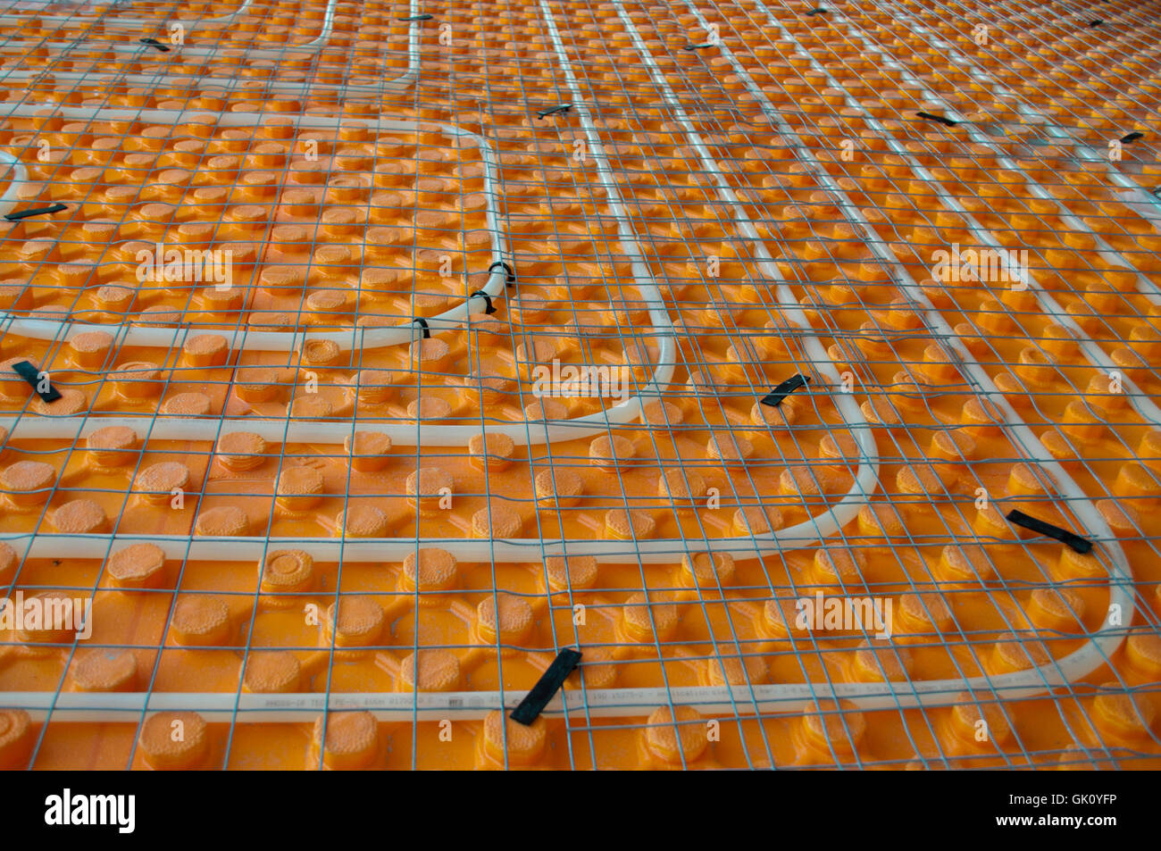 Riscaldamento industriale acquedotto Foto Stock