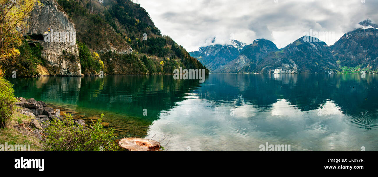 Montagna paesaggi di riflessione Foto Stock