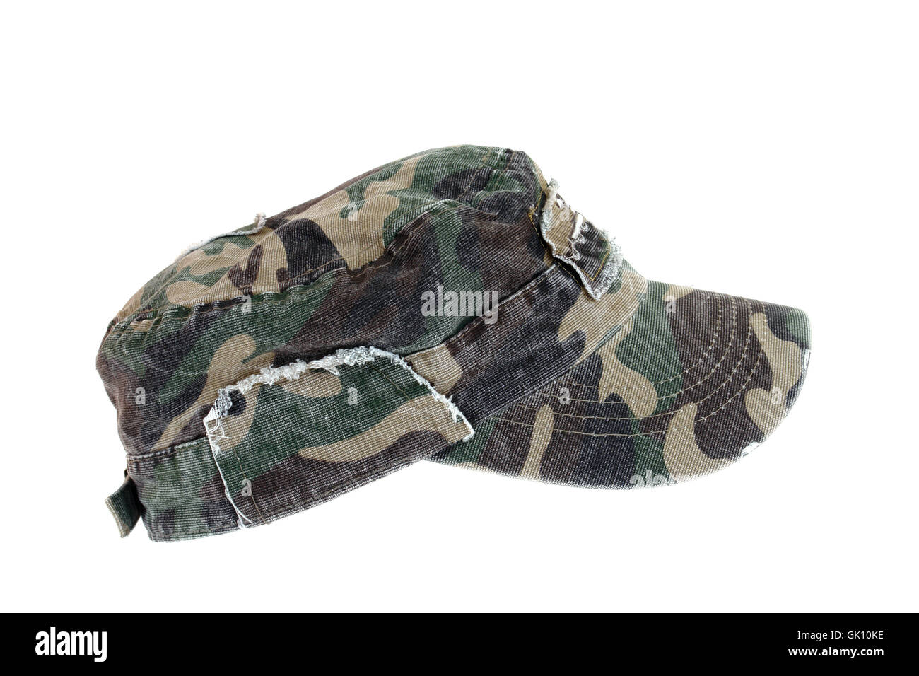 Isolato esercito hat Foto Stock