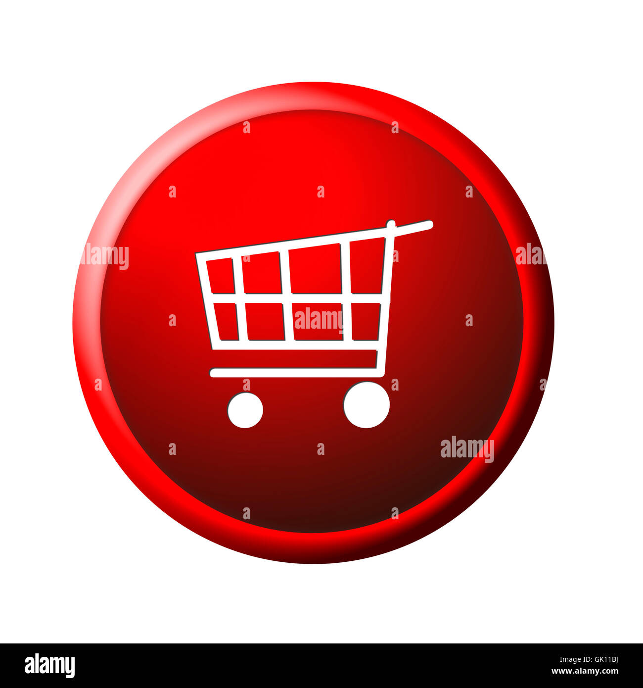 agire pulsante di vendita Foto Stock