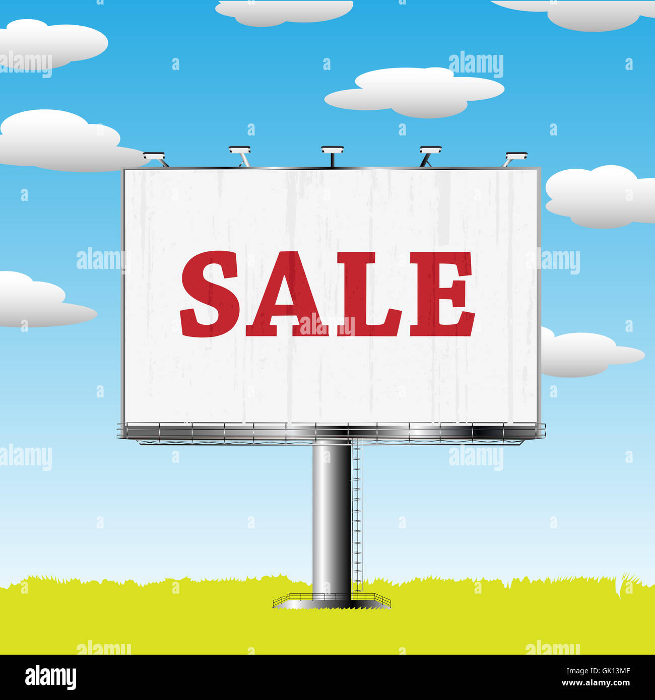 Avanzamento pubblicità pubblicità Foto Stock