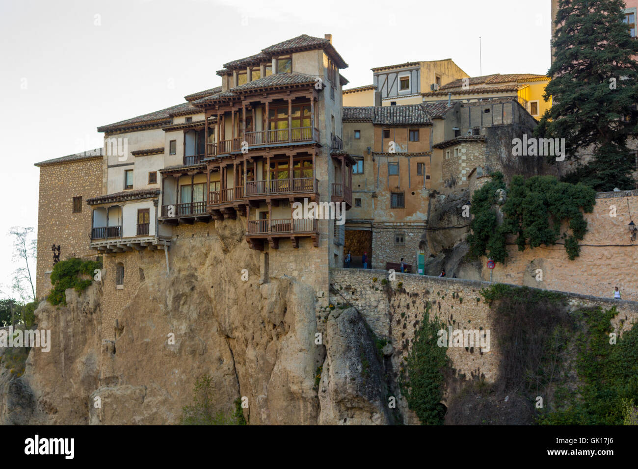 Famose case sospese di Cuenca in Spagna Foto Stock