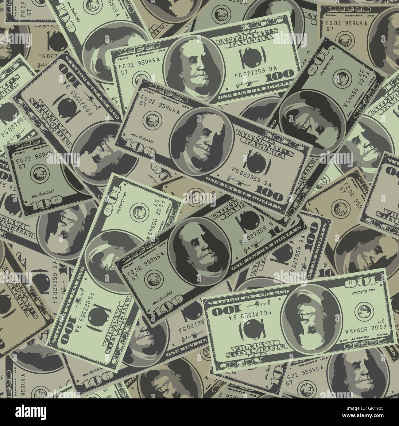 dollari Illustrazione Vettoriale