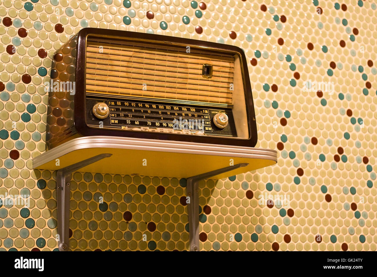 Vintage sfondo radio Foto stock - Alamy