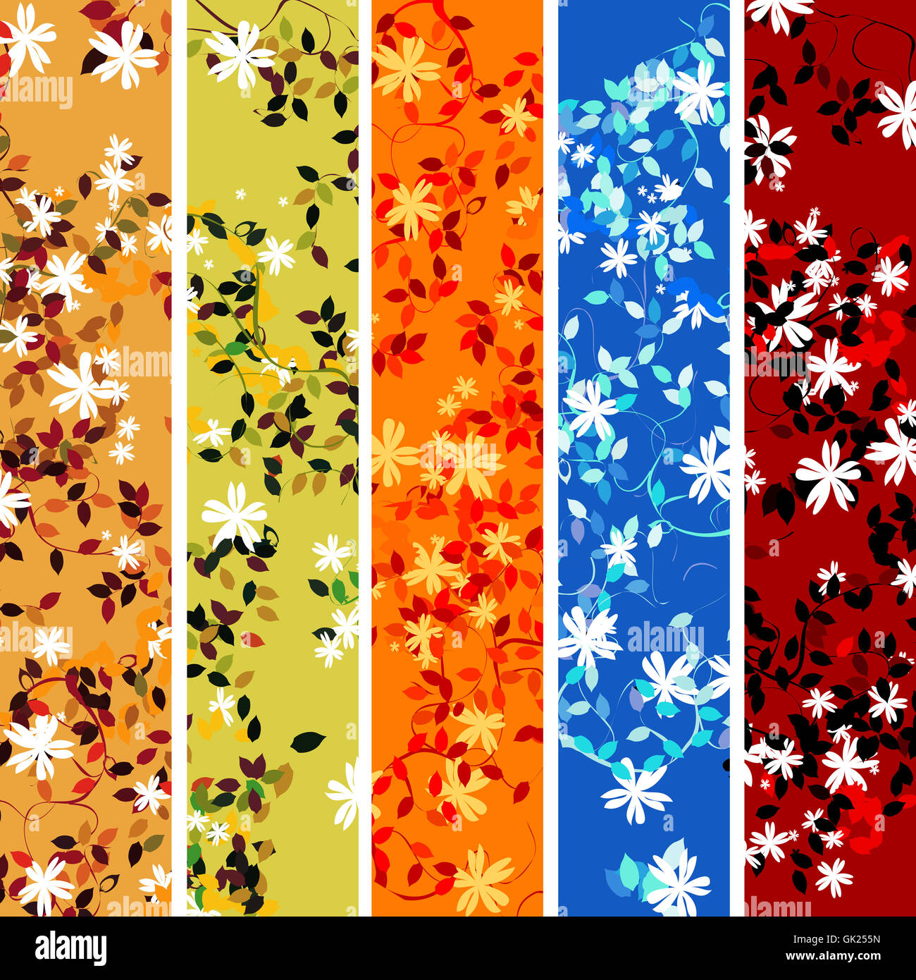 blu arte banner Foto Stock