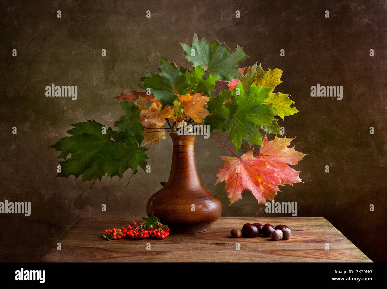 Ancora vita maple bacche Foto Stock