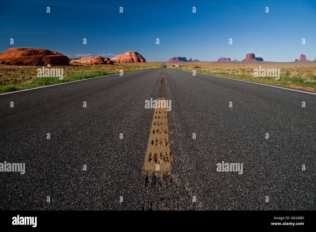 Deserto Deserto autostrada Foto Stock