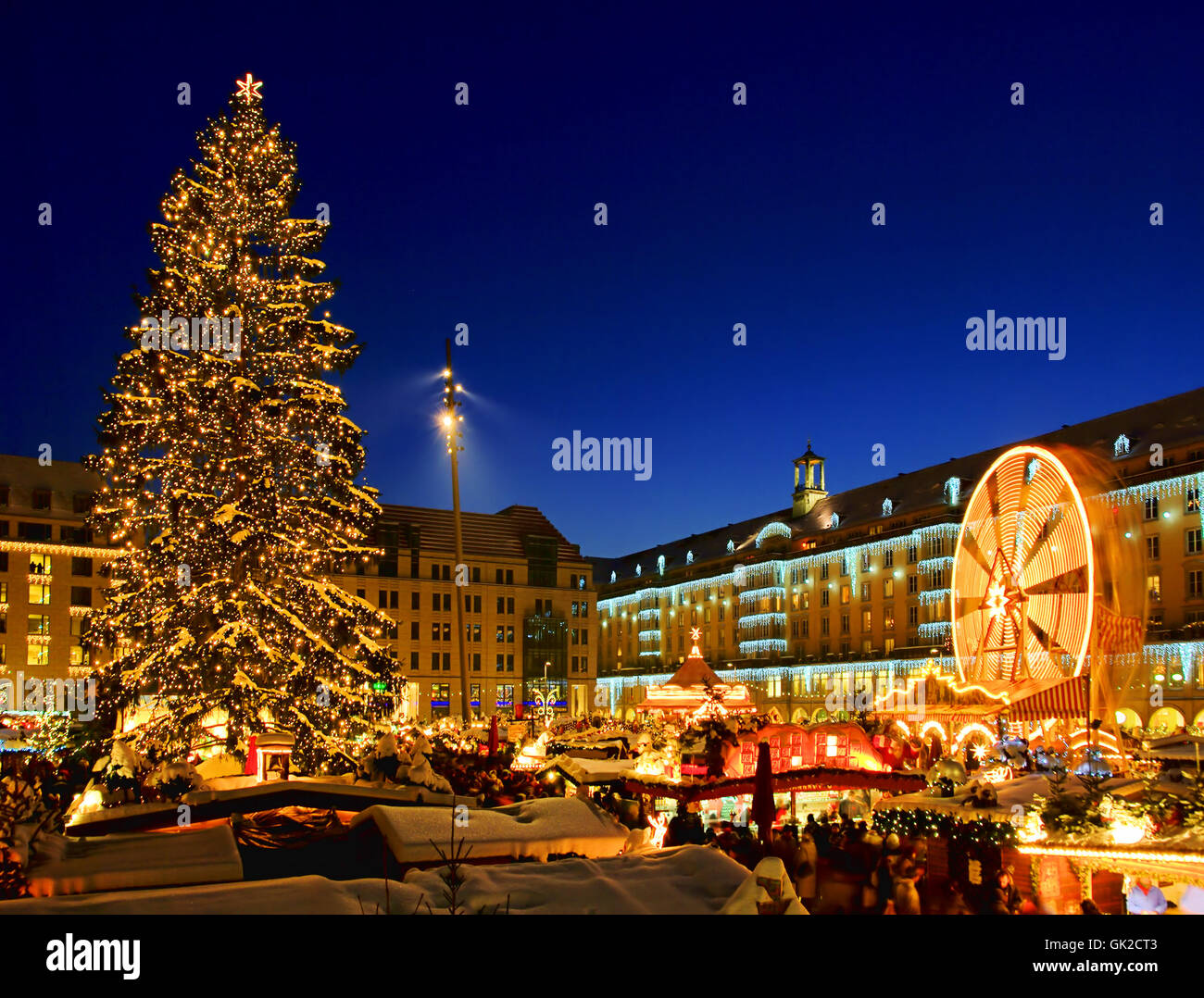 Dresda mercatino di natale - Dresda mercatino di Natale 13 Foto Stock