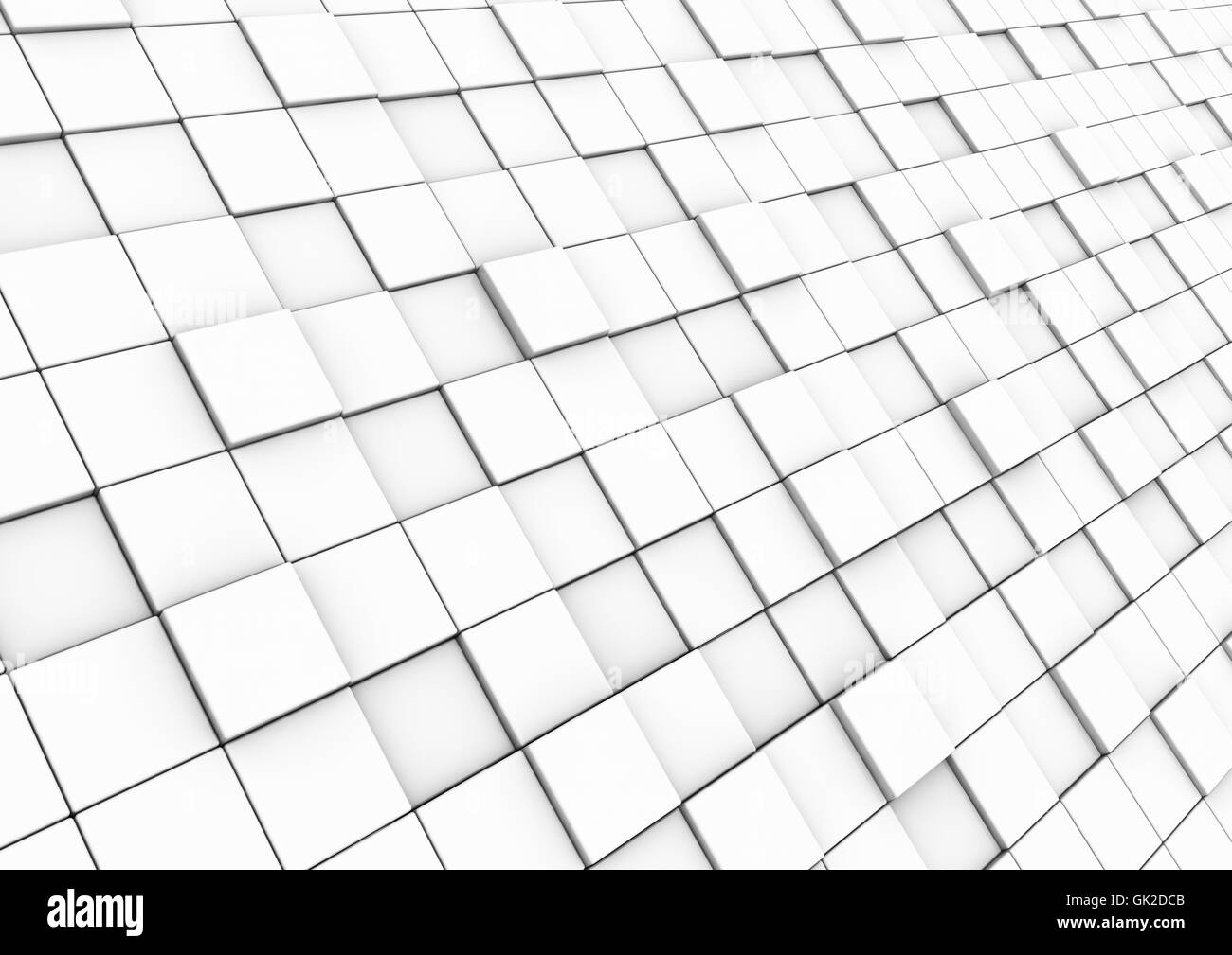 superficie del cubo 3D Foto Stock