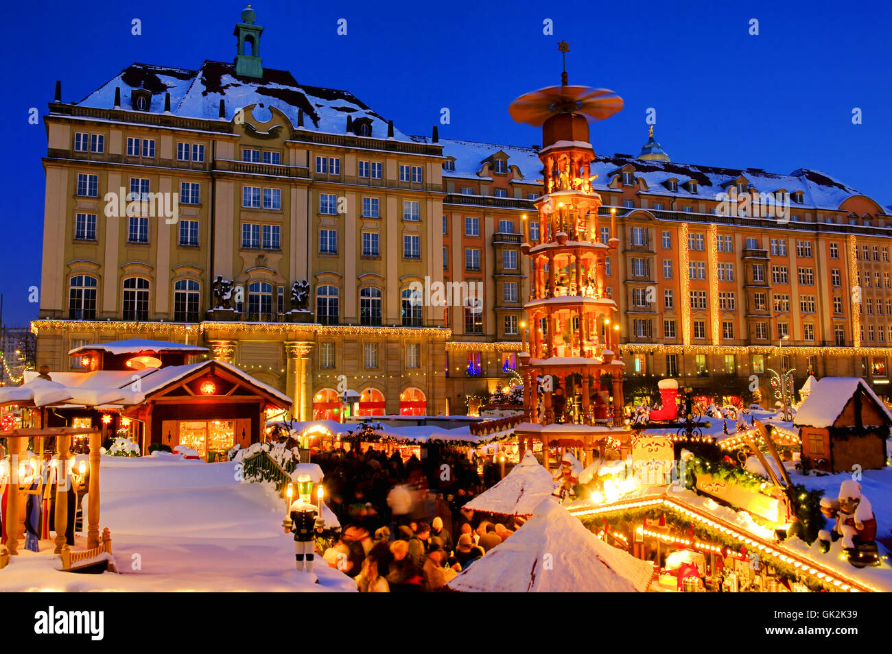 Dresda mercatino di natale - Dresda mercatino di Natale 15 Foto Stock