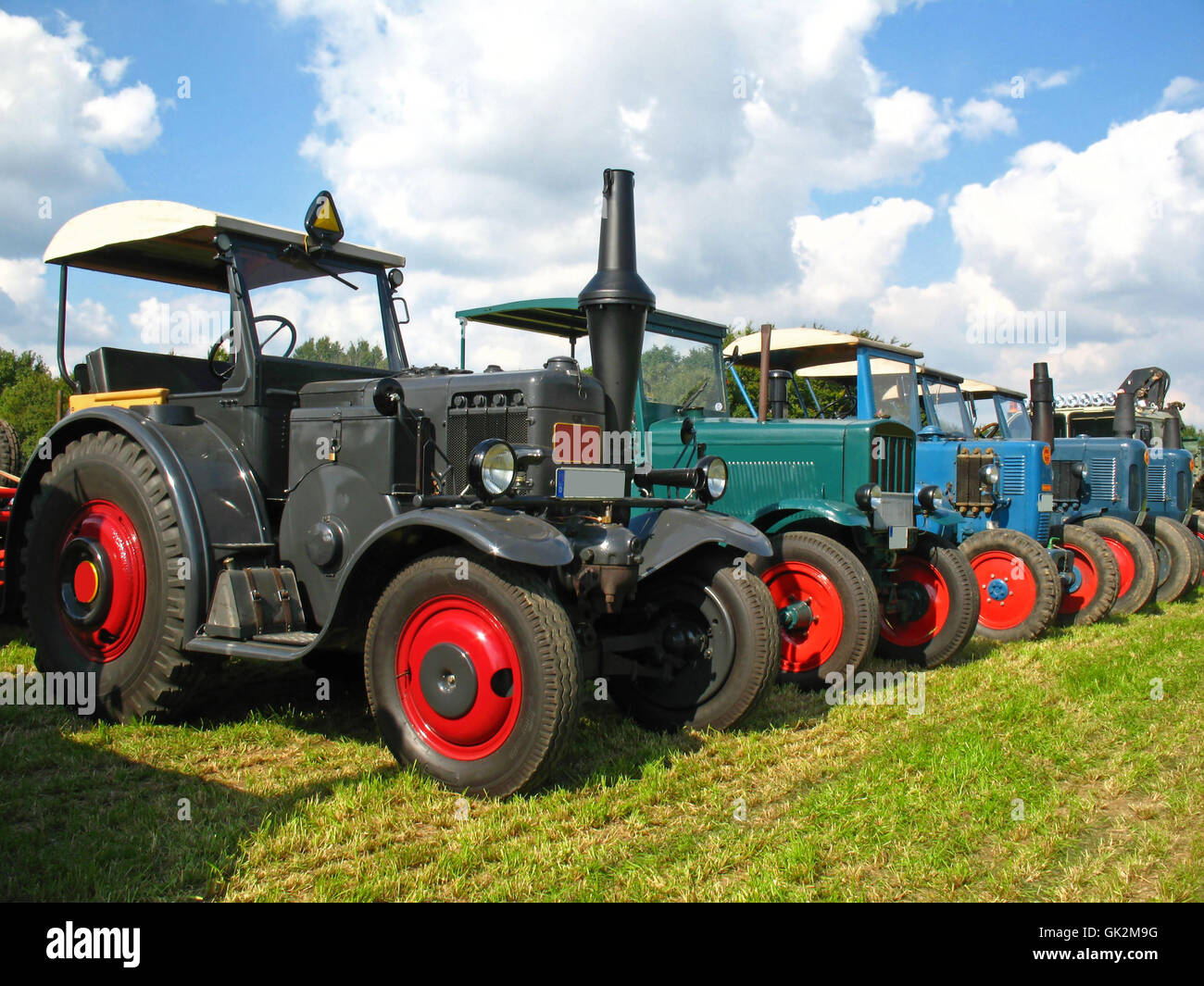Vecchio trattore Foto Stock