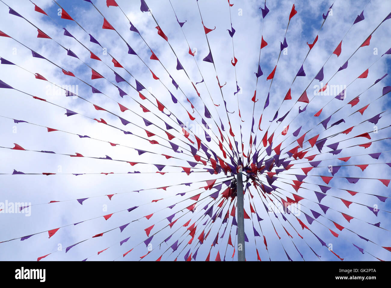 Bunting colorati. Foto Stock