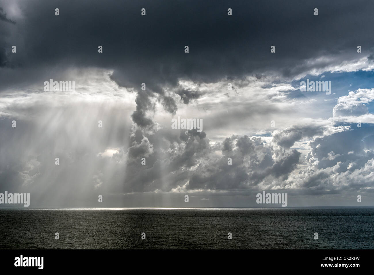 Oceano Indiano Mozambico skyscape Foto Stock