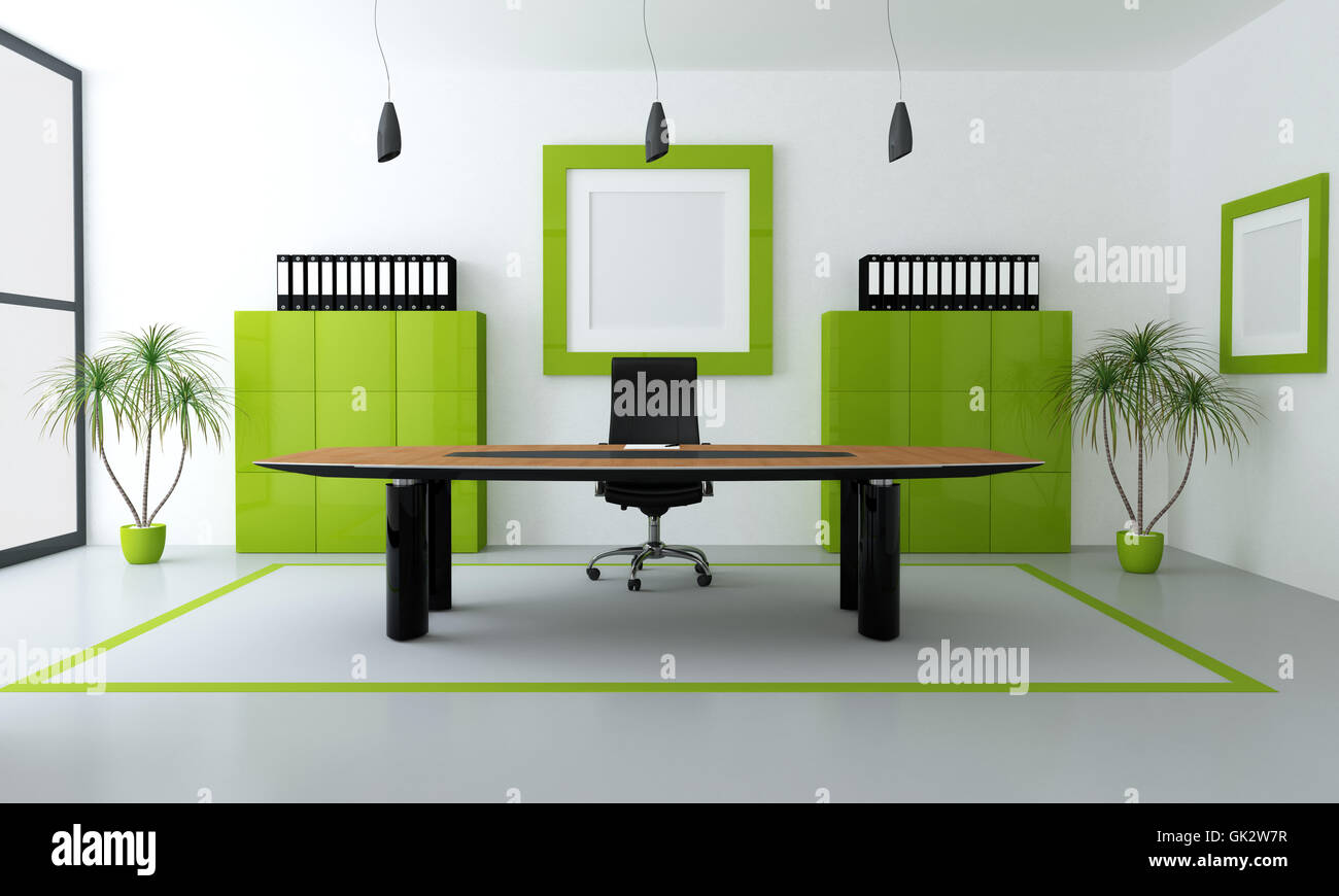 Poltrona di mobili per ufficio Foto Stock