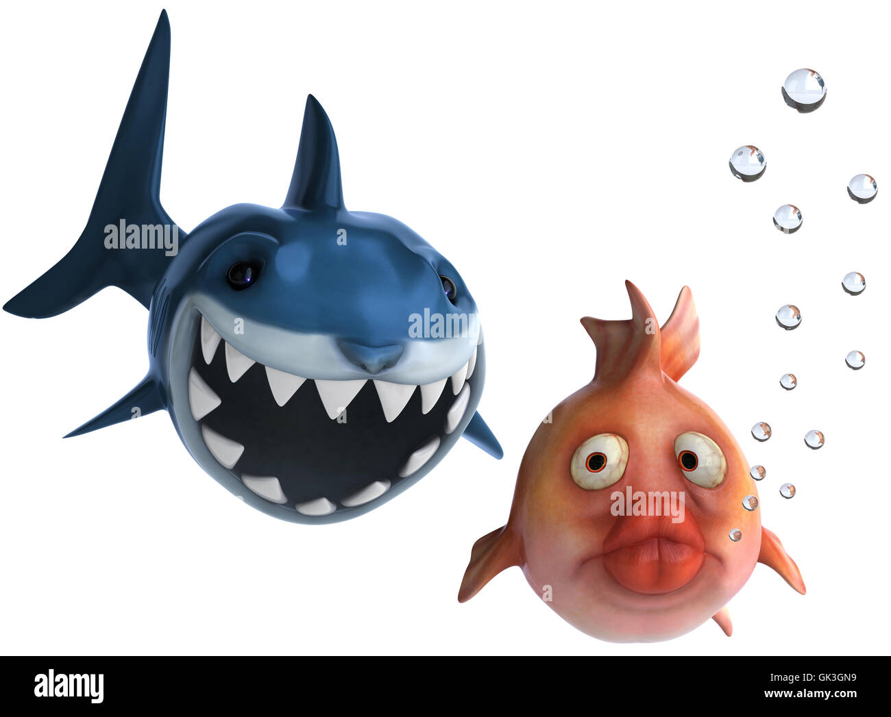 Pericolo denti di animale Foto Stock