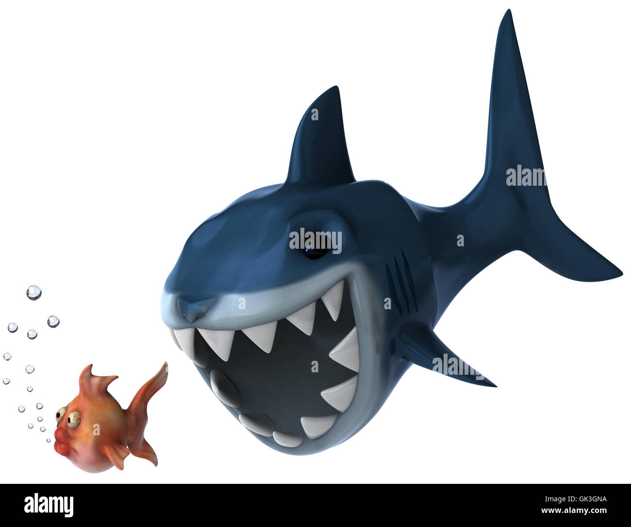 Pericolo denti di animale Foto Stock