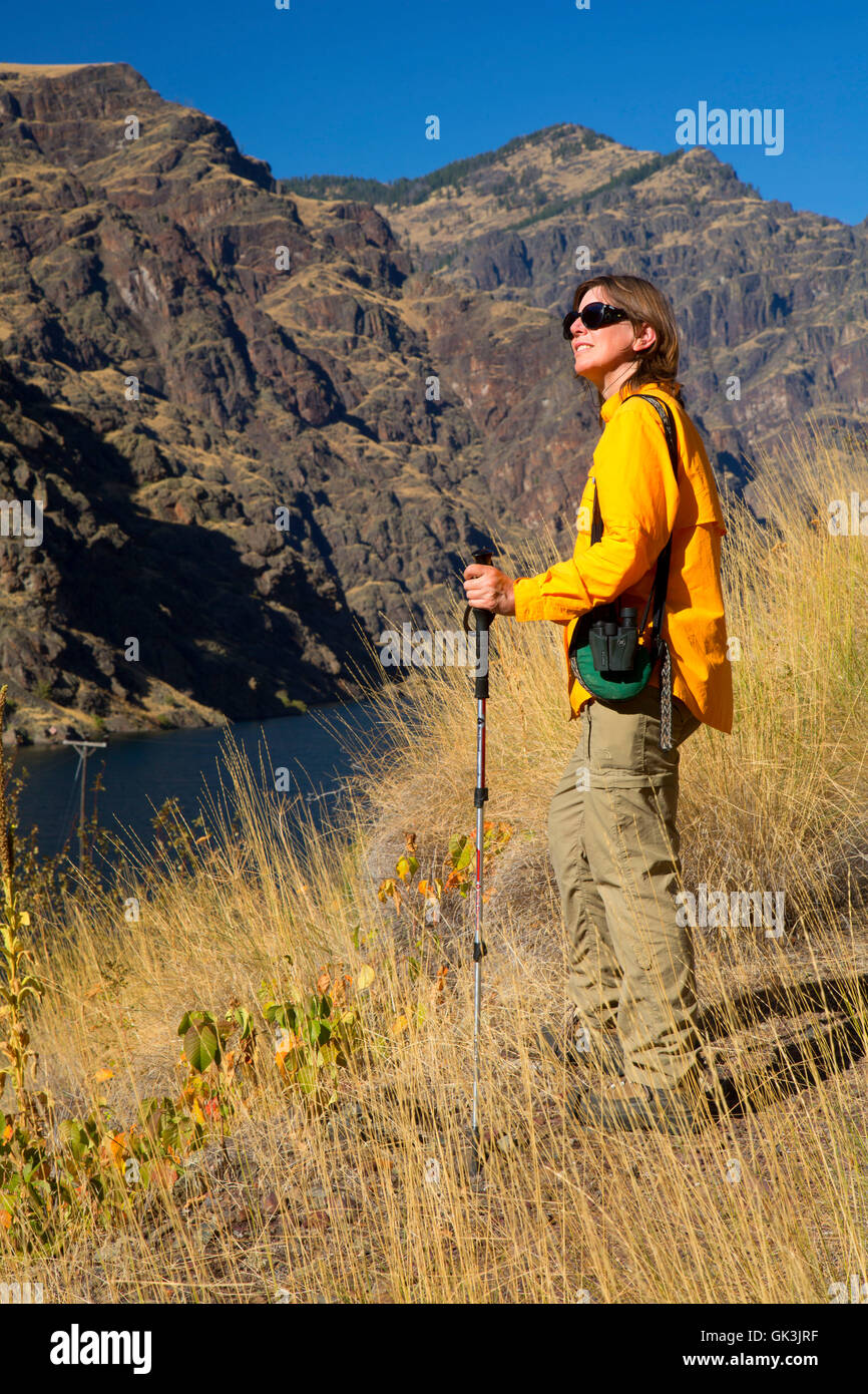 Deep Creek Trail, Hells Canyon sette demoni Scenic Area, Hells Canyon Scenic Byway, Payette National Forest, Idaho Foto Stock