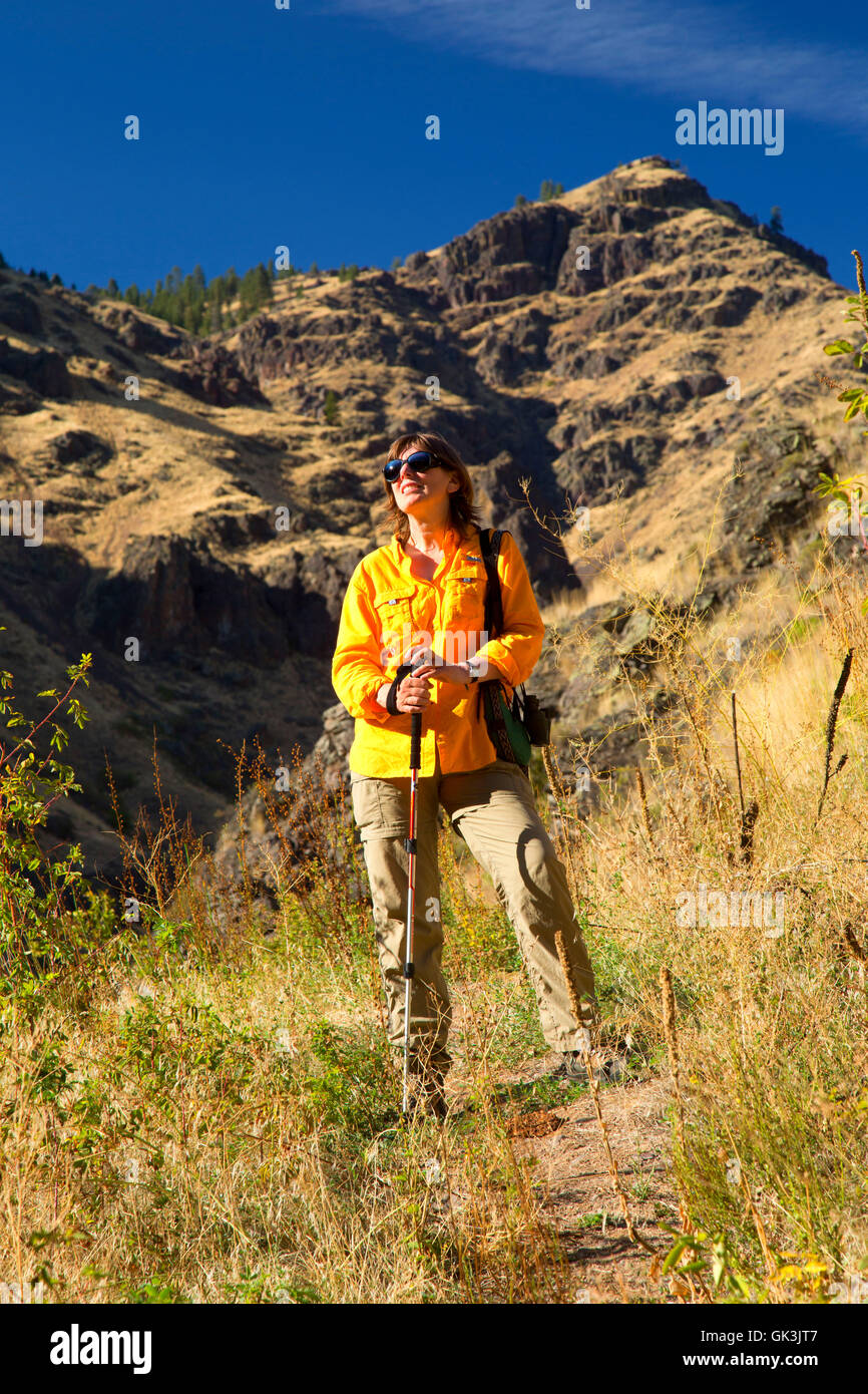 Kinney Creek Trail, Hells Canyon sette demoni Scenic Area, Hells Canyon Scenic Byway, Payette National Forest, Idaho Foto Stock