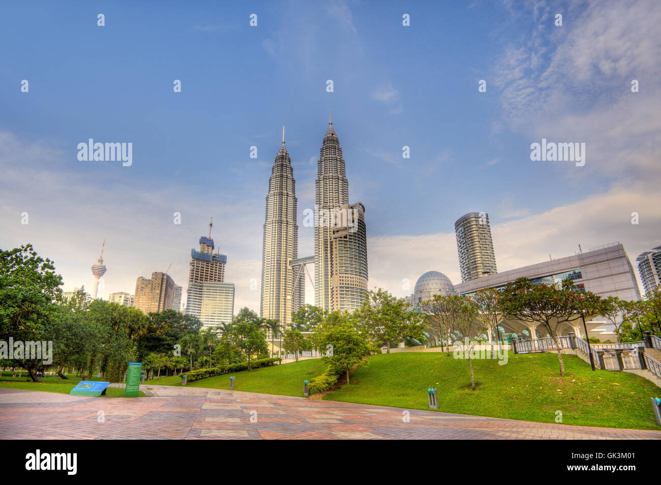 Parco della città di città Foto Stock