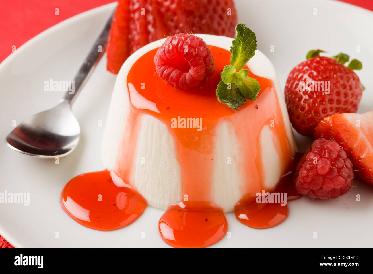 Foglie di foglie di dolci Foto Stock