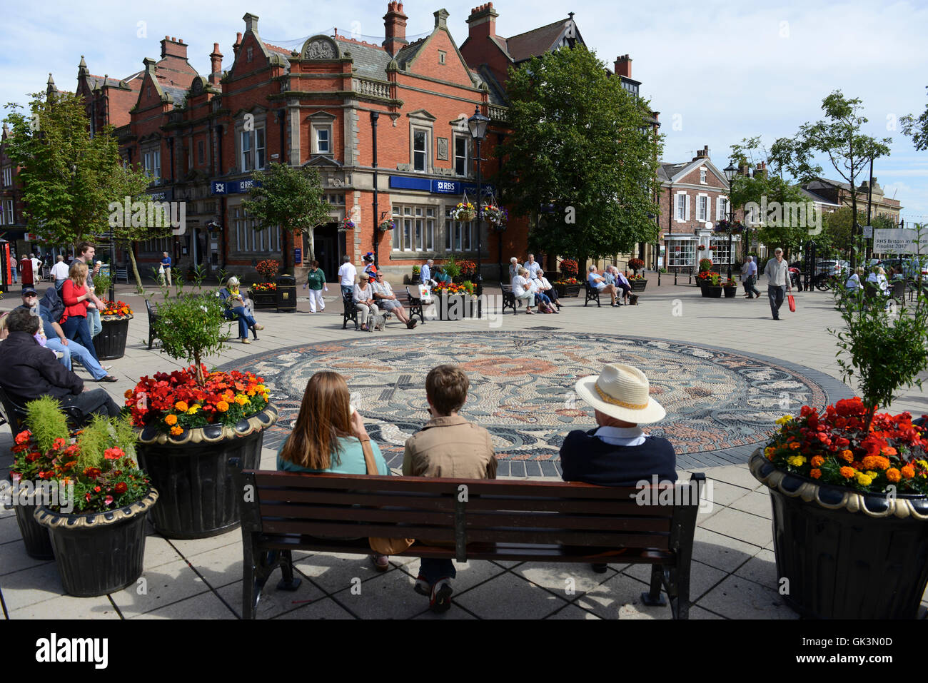 Lytham St Annes, Lancashire, Inghilterra, Regno Unito --- Lytham Square, Lytham St Annes, Lancashire, Inghilterra, Regno Unito --- Image by © Jeremy avvisatore acustico Foto Stock